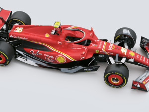 F1 Ferrari SF24 2024 Modèle 3D