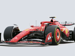 F1 Ferrari SF24 2024 3D Model
