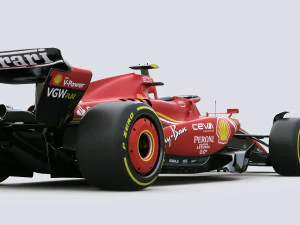 F1 Ferrari SF24 2024 3D Model