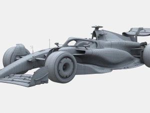 F1 Ferrari SF24 2024 3D Model