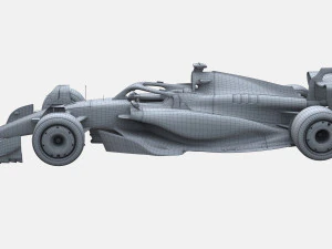 F1 Ferrari SF24 2024 3D Model