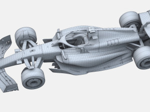 F1 Ferrari SF24 2024 Modèle 3D