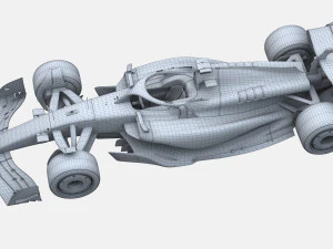 F1 Ferrari SF24 2024 3D Model