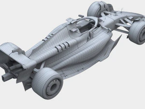 F1 Ferrari SF24 2024 3D Model