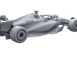 F1 Ferrari SF24 2024 3D Model