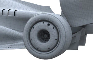 F1 Ferrari SF24 2024 3D Model
