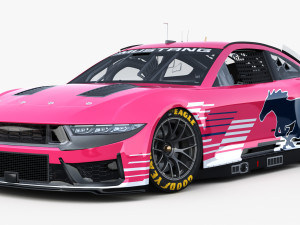 Nascar Mustang 2024 Template 3D Model