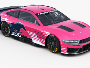 Nascar Mustang 2024 Template 3D Model