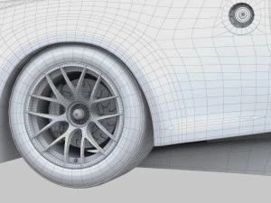 Nascar Mustang 2024 Template 3D Model