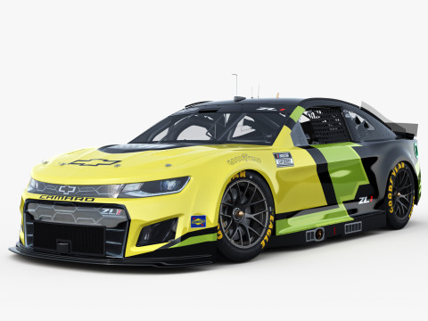 Chevrolet Camaro Nascar NextGen 2024 Template 3D Model