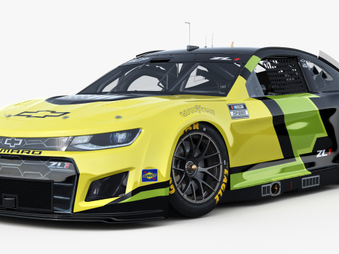 Chevrolet Camaro Nascar NextGen 2024 Template 3D Model