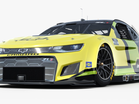 Chevrolet Camaro Nascar NextGen 2024 Template 3D Model