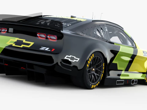 Chevrolet Camaro Nascar NextGen 2024 Template 3D Model