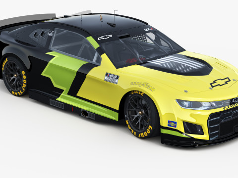 Chevrolet Camaro Nascar NextGen 2024 Template 3D Model