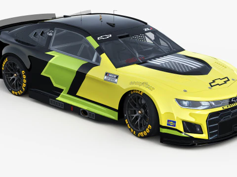 Chevrolet Camaro Nascar NextGen 2024 Template 3D Model