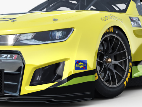 Chevrolet Camaro Nascar NextGen 2024 Template 3D Model
