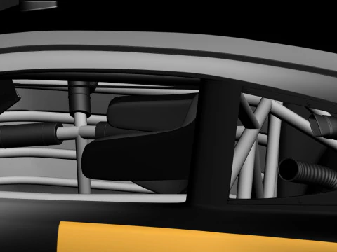 Chevrolet Camaro Nascar NextGen 2024 Template 3D Model