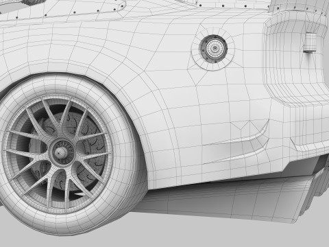 Chevrolet Camaro Nascar NextGen 2024 Template 3D Model