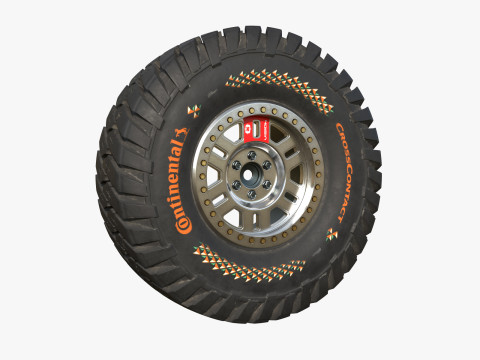 Tire Continental off road Extreme E Modello 3D