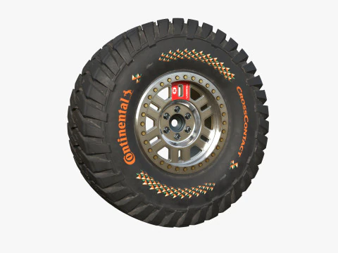 Tire Continental off road Extreme E 3D Model