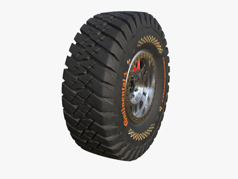 Tire Continental off road Extreme E Modello 3D