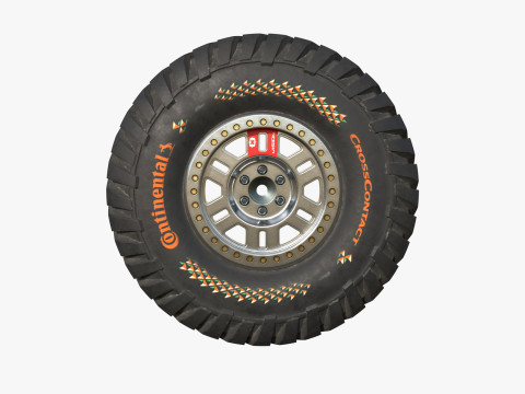 Tire Continental off road Extreme E Modello 3D