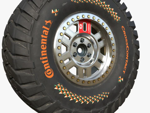 Tire Continental off road Extreme E 3D Model