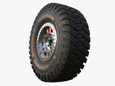 Tire Continental off road Extreme E Modello 3D