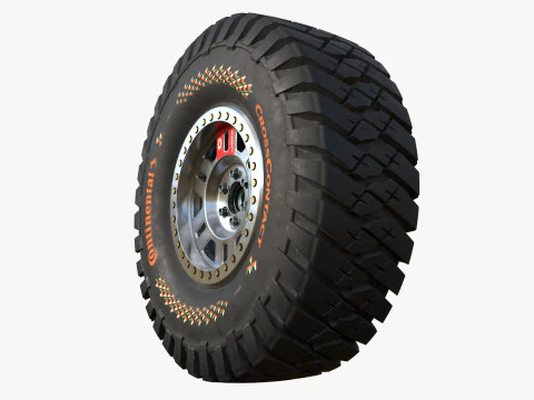 Tire Continental off road Extreme E 3D Model