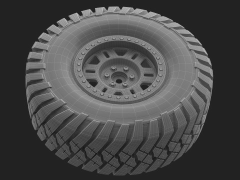 Tire Continental off road Extreme E Modello 3D
