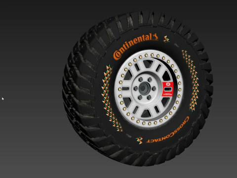 Tire Continental off road Extreme E 3D Model