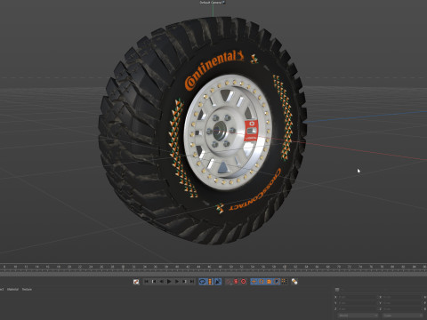 Tire Continental off road Extreme E Modello 3D