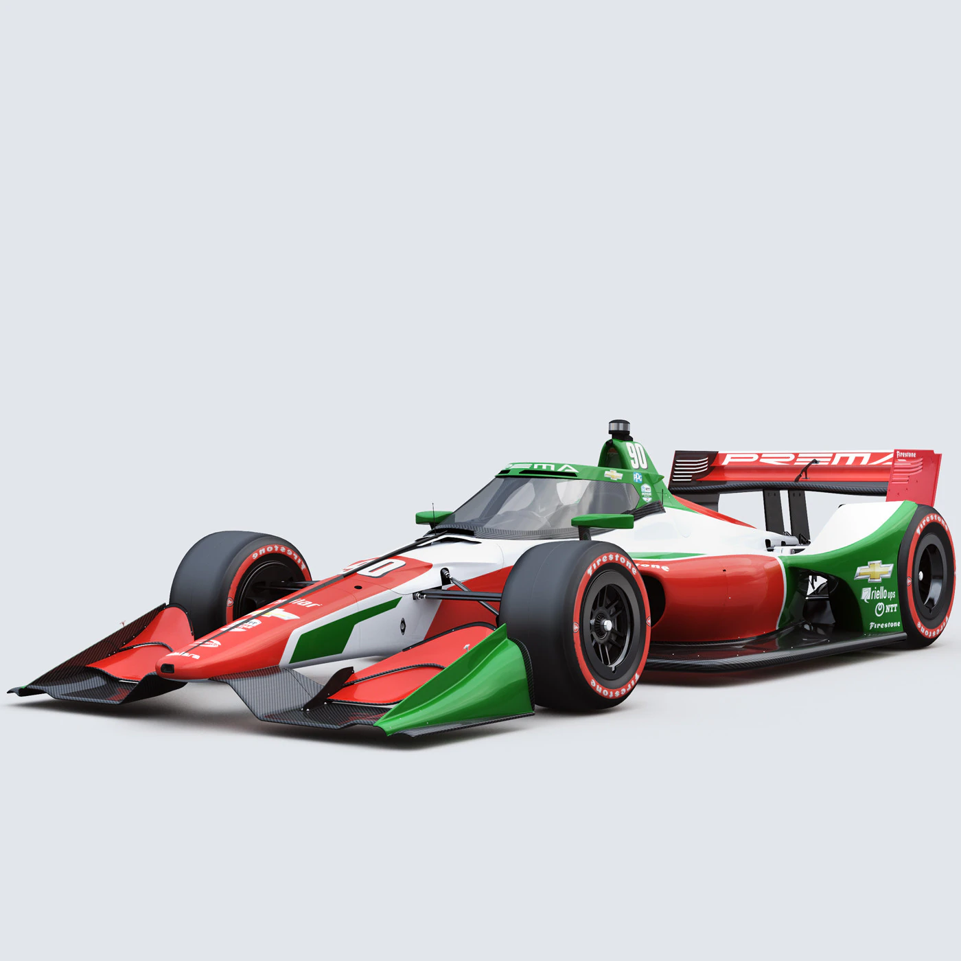 Indycar Prema Road version 2025 3D Model .c4d .max .obj .3ds .fbx .stl .blend 