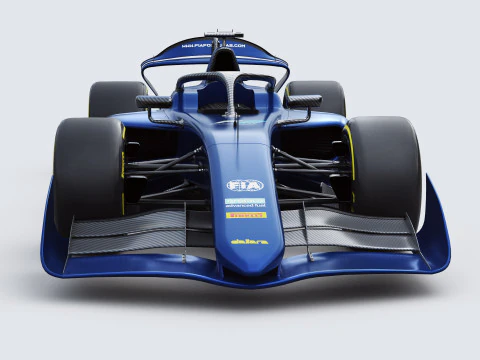Dallara F2 2024 3D Model
