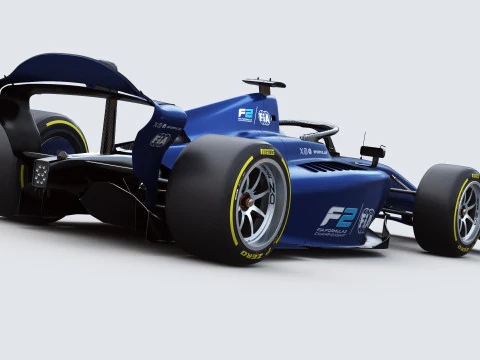 Dallara F2 2024 3D Model