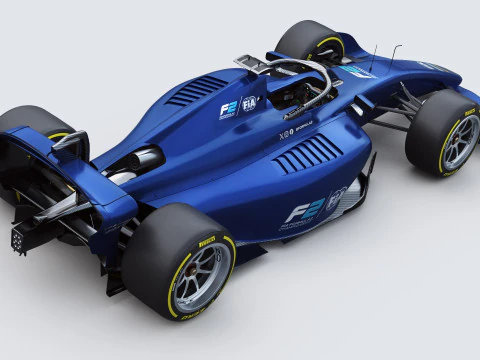 Dallara F2 2024 3D Model