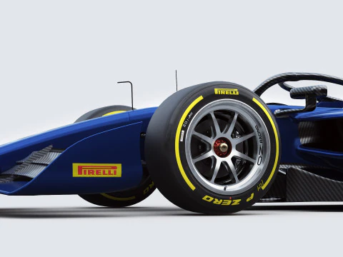 Dallara F2 2024 3D Model