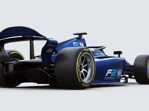 Dallara F2 2024 3D Model