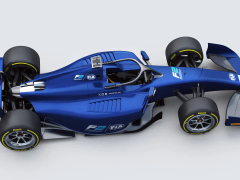Dallara F2 2024 3D Model