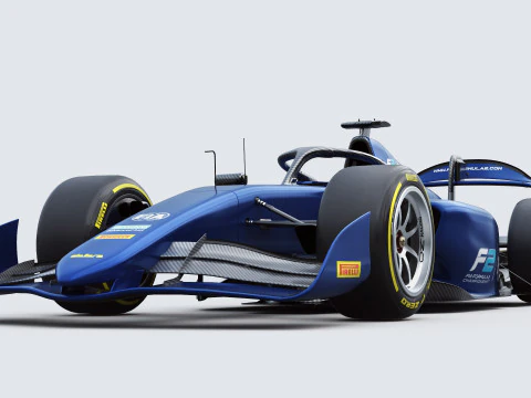Dallara F2 2024 3D Model