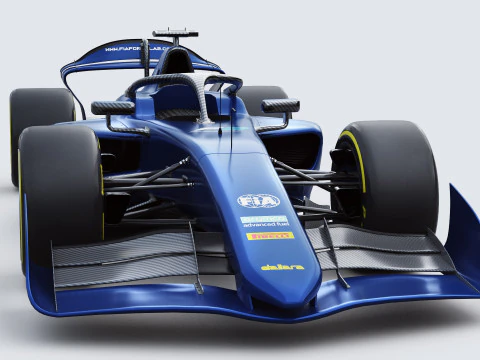 Dallara F2 2024 3D Model