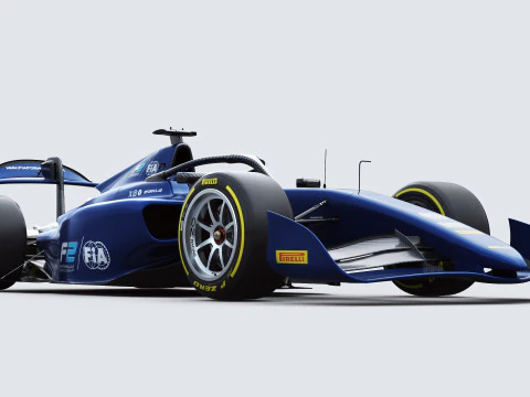 Dallara F2 2024 3D Model