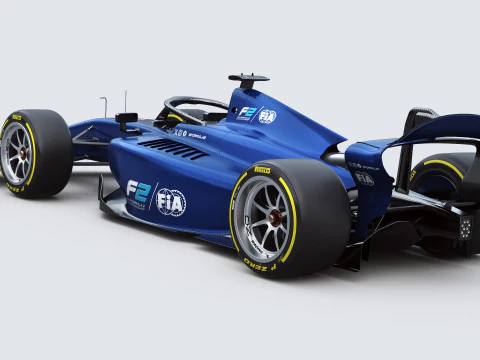 Dallara F2 2024 3D Model