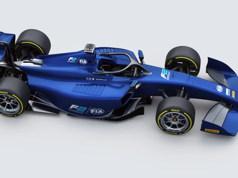 Dallara F2 2024 3D Model