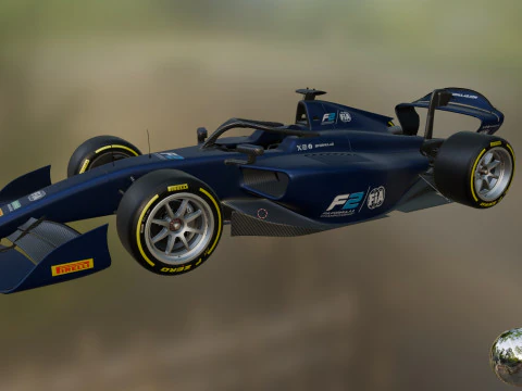 Dallara F2 2024 3D Model