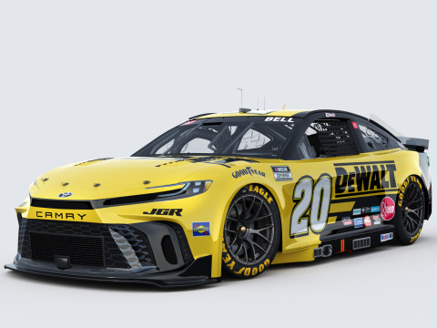 Nascar Camry 20 Christopher Bell 2025 Modelo 3D