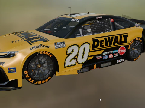 Nascar Camry 20 Christopher Bell 2025 3D Model
