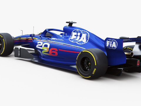 F1 2026 Concept Modello 3D