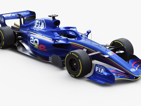 F1 2026 Concept Modello 3D