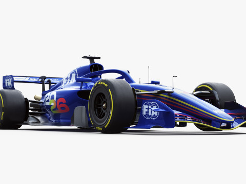 F1 2026 Concept Modello 3D